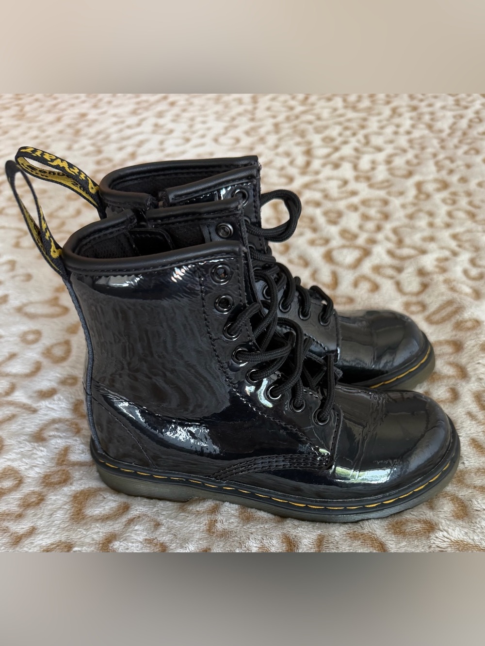 Dr. Martens 1460 Boots Black Patent Leather
Kids Size: 11 (Youth) - Picture 7 of 11